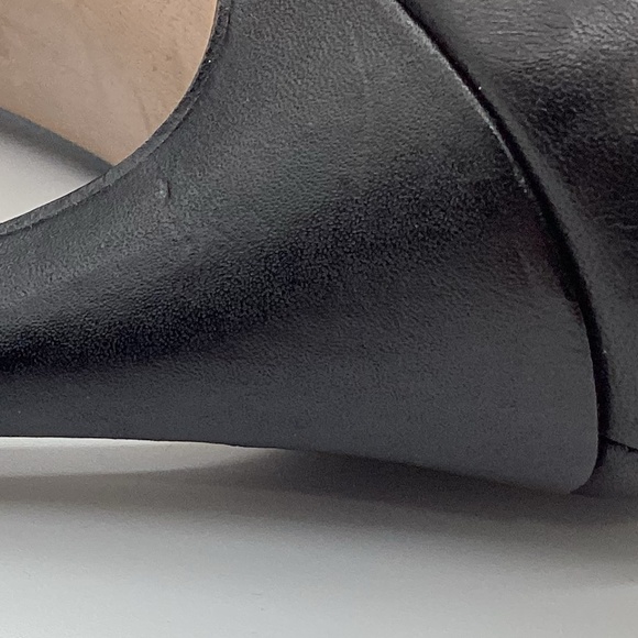 1728. ALDO Black Leather Pumps NWOT Size 9 - Picture 8 of 11